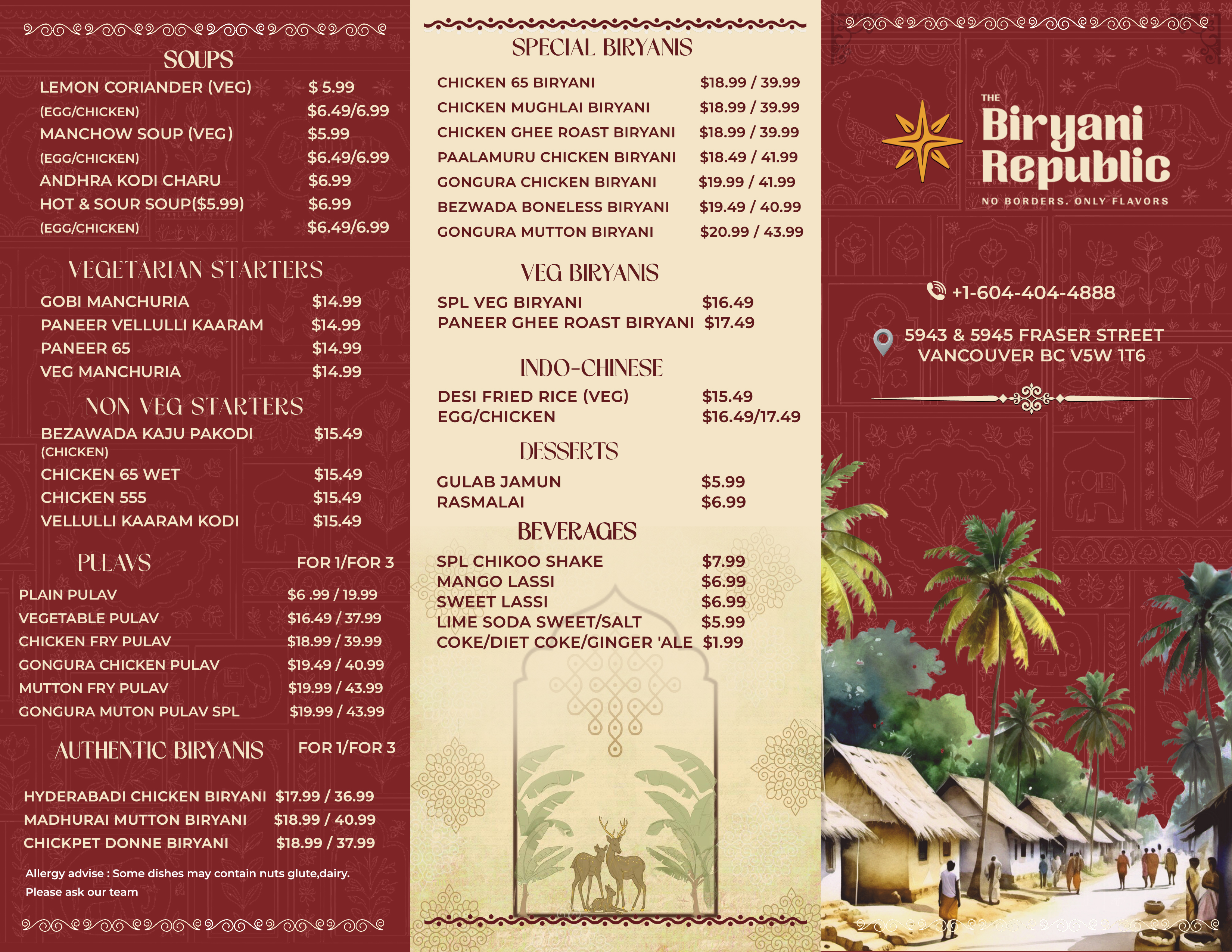 Menu Card 1